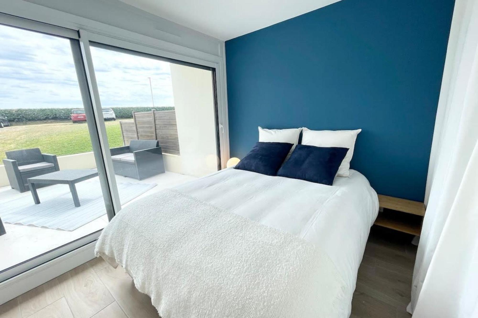 T3 Neuf Archi Cocooning Terrasse Face A La Mer Ploemeur Exteriör bild