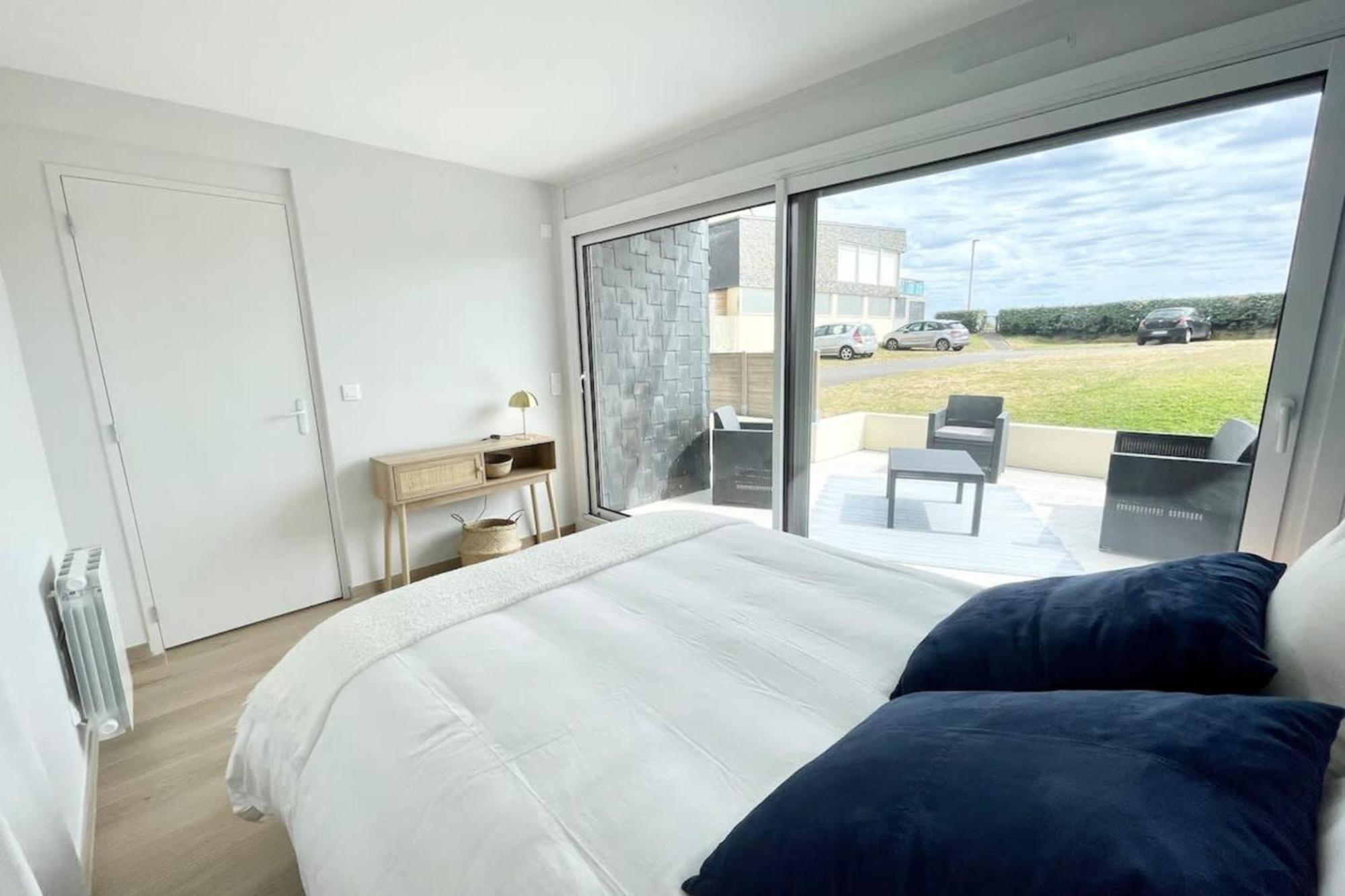T3 Neuf Archi Cocooning Terrasse Face A La Mer Ploemeur Exteriör bild