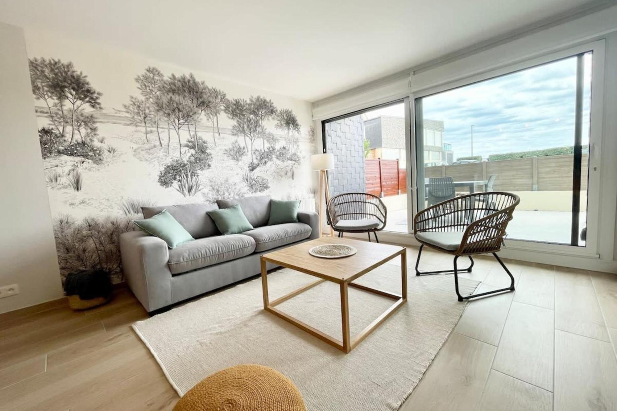 T3 Neuf Archi Cocooning Terrasse Face A La Mer Ploemeur Exteriör bild